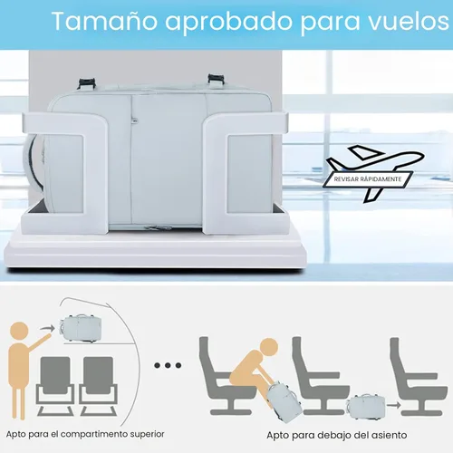 Miniatura 3 de Taygeer Mochila de Equipaje de Mano, Mochila de Viaje de 35 Litros para Mujeres Aprobada por Aerolíneas, Bonita Bolsa de Viaje para Artículos Azul