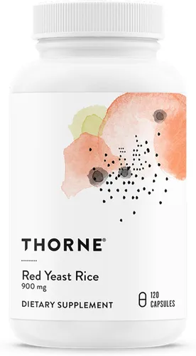THORNE - Arroz de levadura roja - Soporta niveles saludables de colesterol ya en un rango normal, salud cardíaca y presión arterial* - Certificado