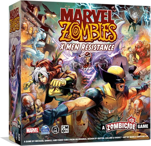 CMON Marvel Zombies - A Zombicide Game: X-Men Resistance - ¡Libera a los superhéroes de X-Men para detener el Apocalipsis Zombi! Juego de estrategia