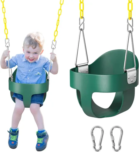 Miniatura 15 de Decorlife Asientos para columpios para exteriores con cadena resistente a la oxidación de 66 pulgadas, accesorios de repuesto para asientos Azul