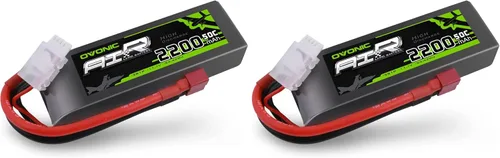 Miniatura 7 de OVONIC 3S Lipo Batería 50C 2200mAh 11.1V Lipo Batería con Dean-Style T Conector para RC Avión Quadcopter Helicóptero FPV Drone