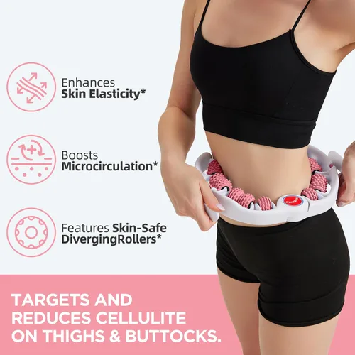 Miniatura 6 de Herramienta de masaje para celulitis, masajeador de drenaje linfático, rodillo muscular, masaje de fascia profunda, eliminación de piel con 14