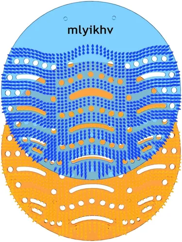 Miniatura 7 de Desodorizador para urinarios, paquete de 50 desodorantes para orinarios, pantalla de orina perfumada, pantalla de orina antisalpicaduras