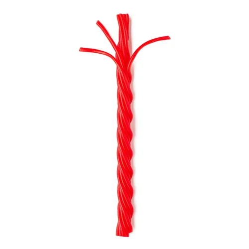Miniatura 2 de Pullin Peel Cereza Caramelo de Regaliz – Paquete de 36 bocados envueltos individualmente, caramelo rojo suave y masticable, bolsa de 1 libra