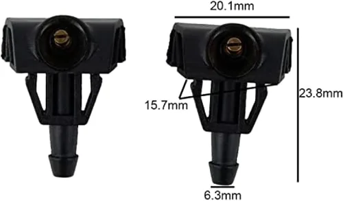 Miniatura 6 de Windscreen Wiper Washer Spray Nozzle Replacement Parts, for Nissan for X-Trail 2012-2021