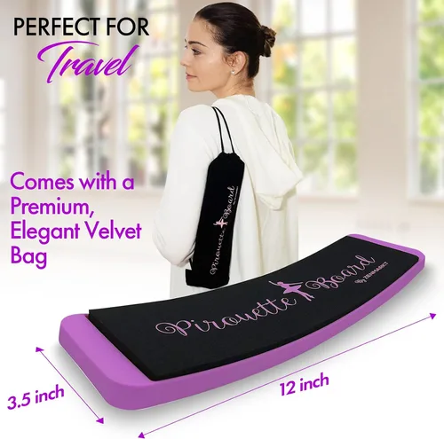 Miniatura 5 de Zenmarkt Tablas giratorias para bailarines – Tablas giratorias de ballet para bailarines, patinadores sobre hielo, animadoras y gimnastas