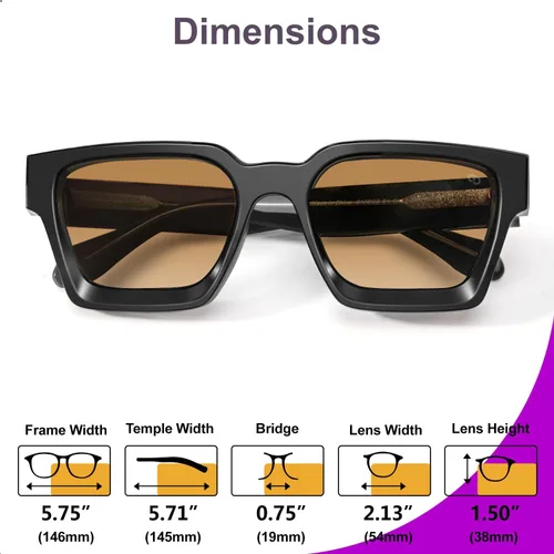 Miniatura 14 de VISOONE Moda 100% UV400 Protección Rectángulo TR90 Y2K Gafas de sol Accesorios para Mujeres Hombres RIVER, Carne de suelo/Gris Rosa