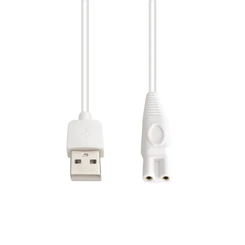 Miniatura 4 de Cable de carga de repuesto para acabado táctil impecable afeitadora de piernas para mujer, cable de alimentación USB de 5 V (paquete de 2)
