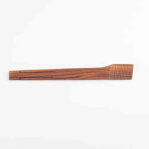 Miniatura 6 de Pinzas para ensalada de primavera súper delgadas: servidor de mano de ensalada de madera de teca de 0.1 x 0.1 x 12 pulgadas de utensilios de cocina