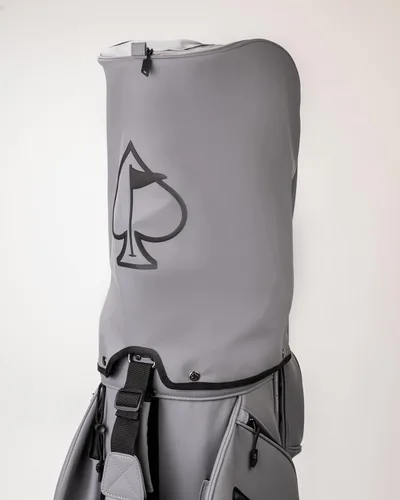 Miniatura 8 de Bolsa de carrito Pins & Aces - 14 vías, divisores de longitud completa, correa única - Forro de terciopelo (Ceniza)