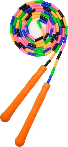 Miniatura 7 de ACEONE - Cuerda de saltar con cuentas, 1 paquete/2 unidades, cuerda de saltar segmentada para niños y adultos, cuerda de saltar ajustable sin