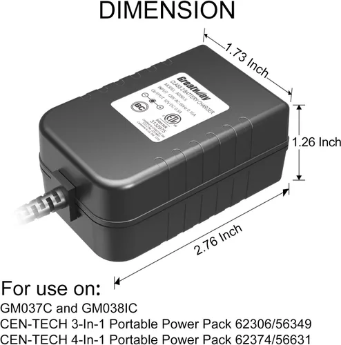 Miniatura 2 de Greatway Cargador de batería Clase 2 ADS0.5 12V 0.5A