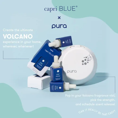 Miniatura 5 de Capri Blue Pura Smart Home - Recambios de difusor enchufable – Volcán con un aroma tropical y cítrico – Recambios de difusor de aromaterapia