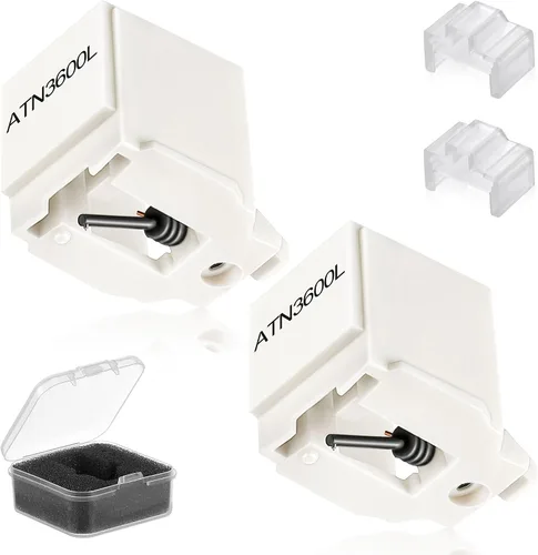 Miniatura 9 de Dreyoo 1 paquete de aguja de repuesto para tocadiscos para ATN3600L, lápiz capacitivo compatible con Audio-Technica