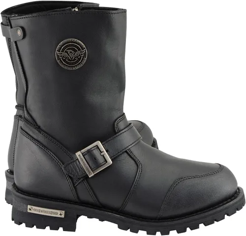 Miniatura 8 de Milwaukee Leather Botas clásicas para hombre con detalle de hebilla