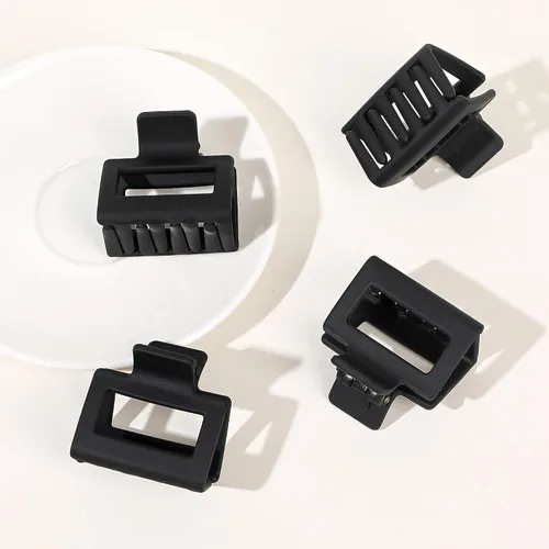 Miniatura 2 de Ivyu Pinzas para el cabello – 8 paquetes de pinzas pequeñas negras para mujeres, mini pinzas para el cabello de 1.57 pulgadas, accesorios de peinado