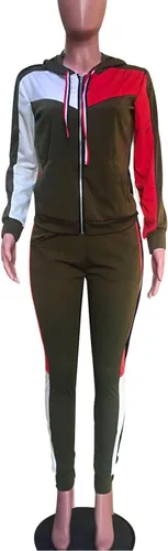 Miniatura 5 de Nhicdns Conjunto de trajes de correr para mujer de los años 80 y 90, trajes de dos piezas, ropa de bloque