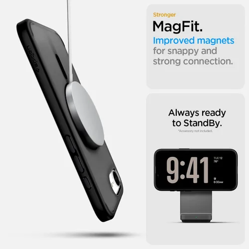 Miniatura 263 de Spigen Funda para iPhone 13 Mini, ultra híbrida MagFit [antiamarilleo] [compatible con Magsafe] - Transparente