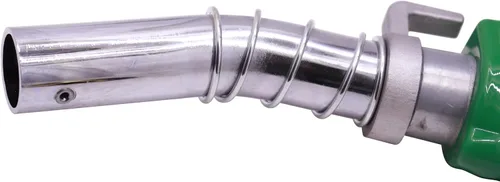 Miniatura 3 de Boquilla de combustible de 1 pulgada NPT con apagado automático verde para bomba de gasolina, boquilla resistente con manguera de combustible
