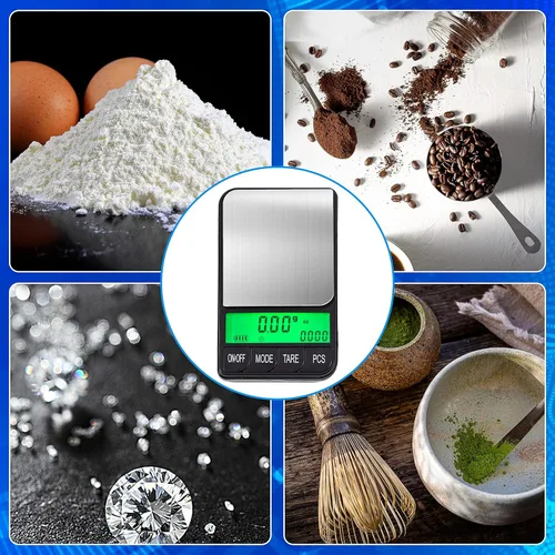 Miniatura 2 de American Weigh Scales Báscula digital de bolsillo serie AC 42.33 oz x 0.00 oz Alta precisión 0.00 oz precisión Mini Gram Escala para cocina