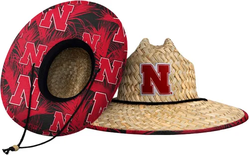 Miniatura 131 de FOCO - Sombrero de paja con logotipo de equipo universitario de NCAA y estampado floral para hombre TEAM LOGO