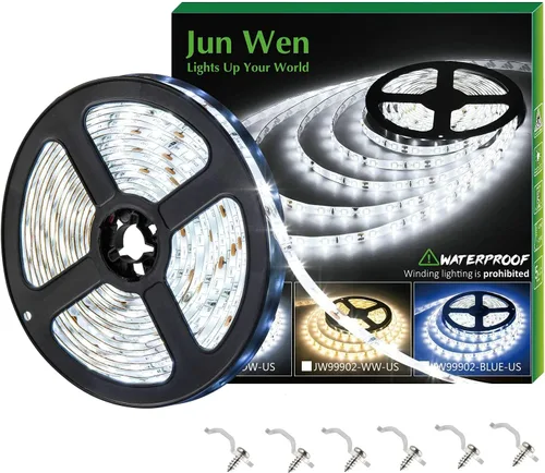 Miniatura 11 de Tira de luces LED impermeable, intensidad regulable, 16.4 pies / 5m, 300 LED SMD 2835