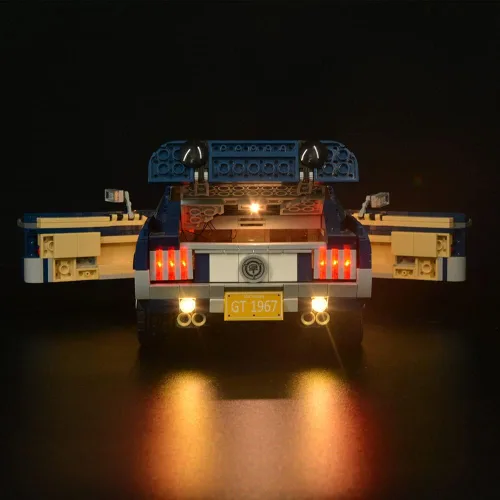 Miniatura 5 de Kyglaring Kit de luces LED compatible con Lego 10265 - Juego de luces para (Creator Ford Mustang) modelo de bloques de construcción