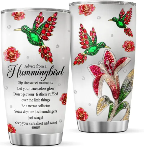 Miniatura 15 de CUBICER Vasos de café con diseño de mariposa, regalos para mujeres en cumpleaños, Navidad, día de mariposa, taza de 20 onzas, taza grande de acero