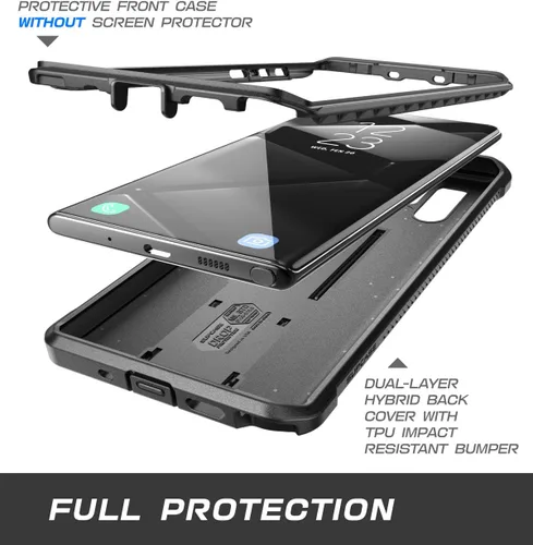 Miniatura 3 de SUPCASE Funda para Samsung Galaxy Note 10 Plus/Note 10 Plus 5G (Unicorn Beetle Pro), [soporte integrado y clip para cinturón] Funda resistente