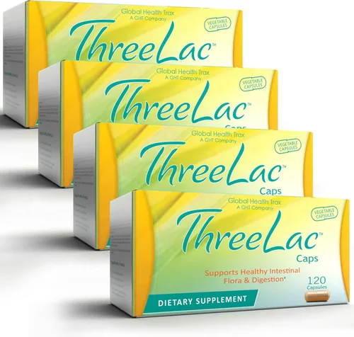 Miniatura 8 de Global Health Trax GHT - Cápsulas probióticas ThreeLac, 120 unidades, apoyo digestivo integral para hombres, mujeres y niños, sistema inmunológico