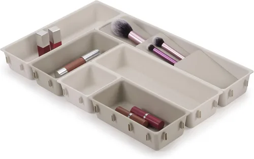 Miniatura 8 de Joseph Joseph 75005 Viva Organizador de Almacenamiento de Maquillaje y Cosméticos con Cajón, Grande con Espejo, Concha, Crema