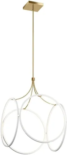 Miniatura 3 de Kichler Lighting Ciri - Colgante LED pequeño (19,75 pulgadas), color negro
