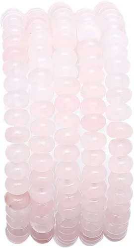 Miniatura 19 de BEADIA Cuentas Facetadas de Piedra Natural Amazonita Rondelle 3x4mm Cuentas Semipreciosas Sueltas para Hacer Joyas 38cm