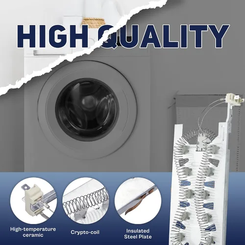 Miniatura 6 de MEDX700XW0 MEDB835DW4 MED9800TQ0 Elemento calefactor para secadora Maytag Epic z Bravos MEDB855DC4 MEDB765FW0 MEDX500XW0 MED9700SQ0 MED3500FW1