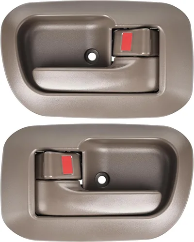 2 manijas interiores de puerta interior para Sienna, 692780808010E0, 80533 80504, 6927808010E0, 80533 80504, 6927708010E0, marrón