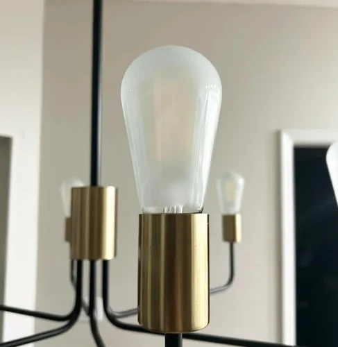 Miniatura 6 de Bombillas LED Edison regulables e26, 4 W, 40 W equivalentes, 400 lm, luz blanca cálida de 2700 K, AC120V, bombillas ST58 con acabado esmerilado