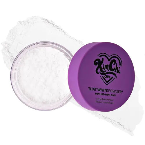 Miniatura 16 de Kimchi Chic Beauty Puff Puff Pass Set y polvo fijador Bake para maquillaje, borla de polvo facial suelto extra esponjoso, maquillaje facial suave