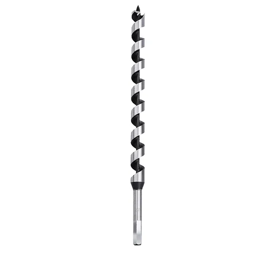 Miniatura 46 de Broca helicoidal de 0.94 x 11.8 pulgadas para madera, broca helicoidal con vástago hexagonal para madera blanda, madera dura, plástico
