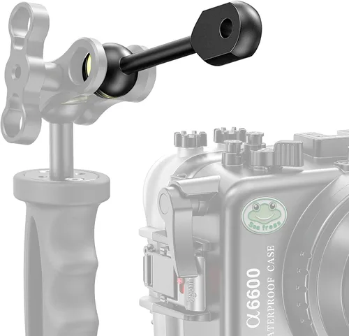 Miniatura 3 de Seafrogs - Brazo adaptador de cabeza YS de 1 pulgada a bola de 4.4 in de aleación de aluminio YS para sistema de iluminación de fotografía
