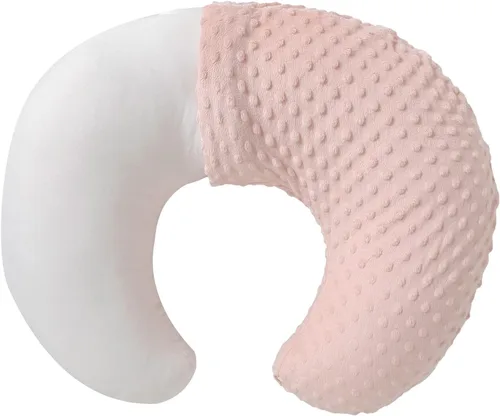 Miniatura 12 de Almohada de lactancia y posicionador con funda para lactancia materna y alimentación con biberón, apuntalamiento del bebé, tiempo boca abajo, apoyo