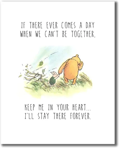Miniatura 3 de Winnie the Pooh impresiones de arte – Conjunto de cuatro