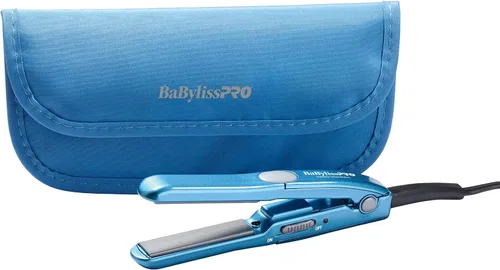 Miniatura 7 de BaBylissPRO Nano Titanium Mini Plancha de alisado azul de 0.5 pulgadas