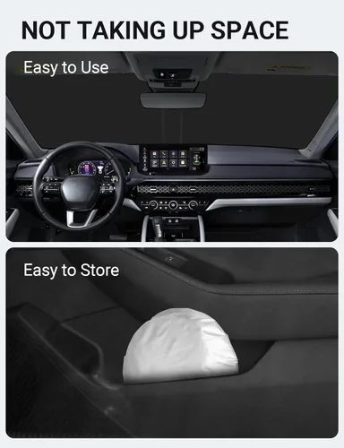 Miniatura 152 de Proadsy Parasol plegable para parabrisas delantero 2026, ajuste personalizado, accesorios para CRV SUV LX EX EX-L EX-L Navi Touring 2017-2022