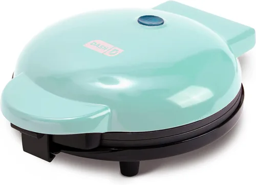 DASH Máquina de gofres Express de 8" para gofres, paninis, hash browns + otros desayunos, almuerzos o aperitivos, con superficies de cocción