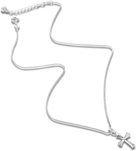 Miniatura 2 de Dainty Sterling Silver Cross Necklace for Girls First Communion Gifts for Girls Confirmation Gifts for Teenage Girl Baptism Gifts for Girl