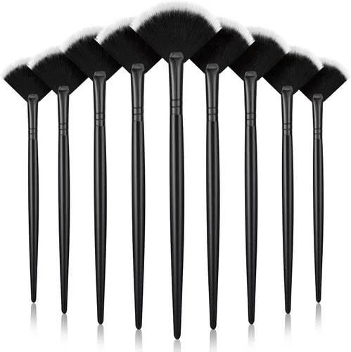 Miniatura 19 de 9 Piezas de Pinceles para Mascarilla Facial en Abanico, Pinceles Aplicadores Faciales Suaves, Herramientas para Peeling Glicólico y Maquillaje