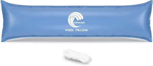 Miniatura 9 de BEWAVE Almohada de piscina, almohada de aire de invierno para cubiertas de piscina de invierno sobre el suelo, 4 x 4 pies