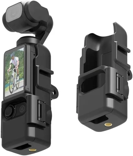 Coyktonty Osmo Pocket 3 Cage ABS Soporte protector de fijación, soporte de extensión de cámara para DJI Osmo Pocket 3 con orificio de conexión de