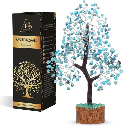 Miniatura 12 de FASHIONZAADI Árbol de la vida de 7 chakras, cristales y piedras curativas, regalos de cumpleaños para mujeres, árbol de cristal para energía