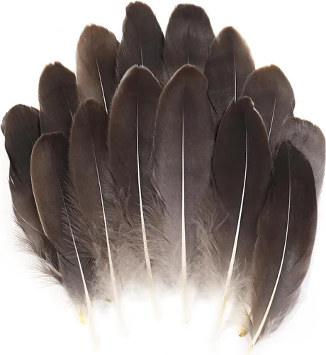 Miniatura 27 de THARAHT 120 plumas de ganso azul aguamarina naturales a granel de 6-8 pulgadas 5.9-7.9 in para manualidades, bricolaje, cosplay, boda, fiesta